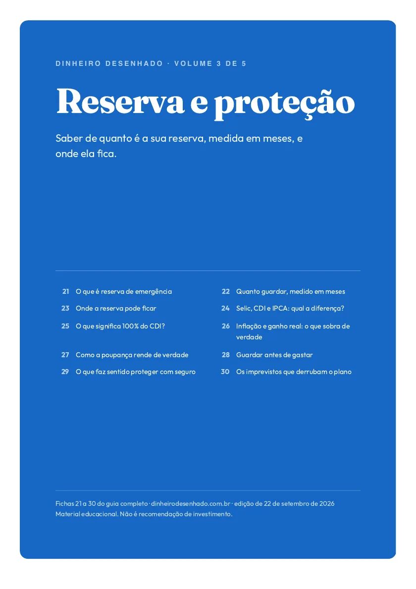 Capa: Volume 3: Reserva e proteção